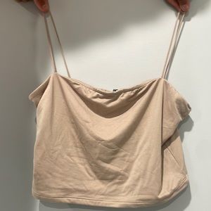 Tan crop top